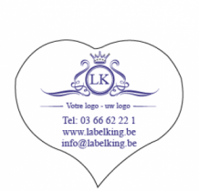 * Etiketten op rol model 15 *      42 x 37 mm