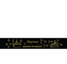 Joyeux anniversaire -  25mm x 100 m