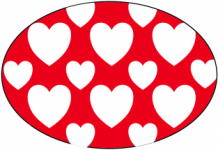 Hartjes rood