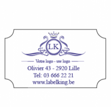 * Etiketten op rol model 44 *     45 x 26 mm
