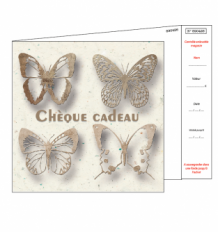 Chèques cadeaux + enveloppe design