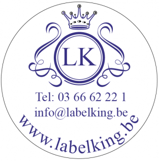 * Etiketten op rol model 41 *     Diameter 90 mm