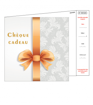 Chèques cadeaux + enveloppe design