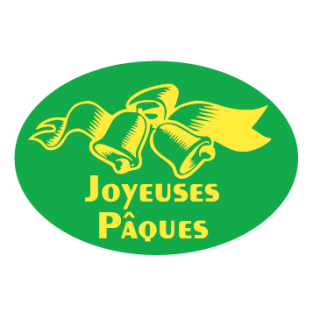 Joyeuses Pâques. Roul. 500 pc - 38x26 mm