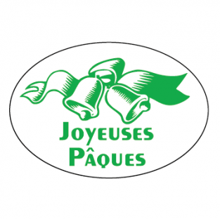 Joyeuses Pâques. Roul. 500 pc - 38x26 mm