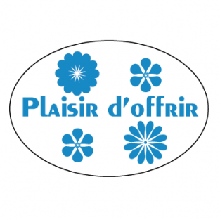 Plaisir d'offrir. Rouleau 500 pc - 38x26mm