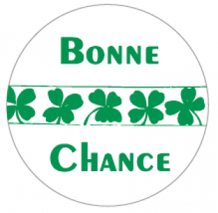 Bonne chance- Diamètre 35 mm - rouleau de 500 pc