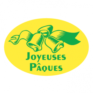 Joyeuses Pâques. Roul. 500 pc - 38x26 mm